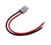 Sonew Câble de Connexion de Chariot élévateur 175 A pour Connecteur Anderson Câble de Déconnexion de Batterie 4 AWG 25 mm² Fil en Silicone Flexible avec Borne SC25-8 pour Chariots élévateurs,