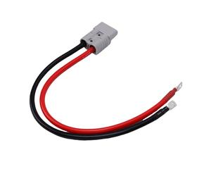 Sonew Câble de Connexion de Chariot élévateur 175 A pour Connecteur Anderson Câble de Déconnexion de Batterie 4 AWG 25 mm² Fil en Silicone Flexible avec Borne SC25-8 pour Chariots élévateurs,