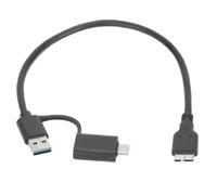 Sonew câble de données de disque dur Câble de transmission de données USB-C (TYPE-C) USB3.0 vers Micro-USB3.0 Ligne PVC pour