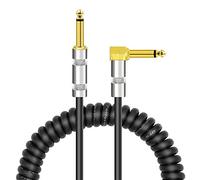 Sonew Câble de Guitare bouclé Haute Performance avec Fiches Plaquées or pour Guitare électrique, Basse, Table de Mixage - Longueur