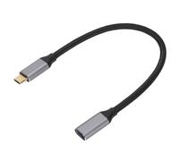 Sonew Câble d'extension USB C Polyvalent 4K 100W PD 5A Mâle à Femelle, Cordon d'extension de Type C pour une connectivité Transparente (25CM)