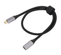 Sonew Câble d'extension USB C Polyvalent 4K 100W PD 5A Mâle à Femelle, Cordon d'extension de Type C pour une connectivité Transparente (50cm)