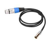 Sonew Câble Professionnel 3 Broches Mâle vers XLR Femelle, Connecteur en Alliage de Zinc pour Caméras, 1 Mètre (#2)