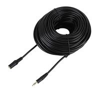 Sonew Cable rallonge jack audio, 3.5mm mâle à femelle câble d'extension optique Jack Câble auxiliaire pour casque smartphone stéréo, Voiture, Autoradio(30m)