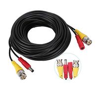 Sonew Câble Vidéo BNC + DC, Câble D'extension De Caméra De Sécurité Pour Vidéosurveillance, Caméras De Surveillance Cctv, Noir(10m)