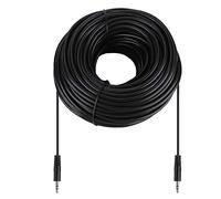 Sonew Câbles audio, câble audio 3.5 mm cuivre à mâle blindé pour écouteurs et smartphones, lecteurs MP3 (10m / 15m / 20m / 30m)(30m)