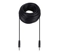 Sonew Câbles audio, câble audio 3.5 mm cuivre à mâle blindé pour écouteurs et smartphones, lecteurs MP3 (10m / 15m / 20m / 30m)(20m)
