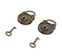 Sonew Cadenas Multifonctionnel en Alliage de Zinc, Ours Vintage, Serrure de sécurité Décorative pour Sacs à Main, Valises et Plus Encore