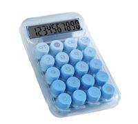 Sonew Calculatrice de Bureau Mignonne et élégante avec Grand écran et Fonctions à 10 Chiffres pour Une Utilisation au Bureau de l'école (Blue)