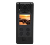 Sonew Caméra Professionnelle 4K Portée sur Le Corps avec Rotation à 180° et pour Les Réunions, Le Sport et l'enseignement - Enregistreur Vidéo Portable à Clamp/Holder Arrière