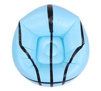 Sonew Canapé Gonflable en PVC Bleu, Motif de Basket-Ball, canapé Gonflable Ergonomique pour Lire, Regarder des Films, Portable pour Une Utilisation Intérieure et Extérieure