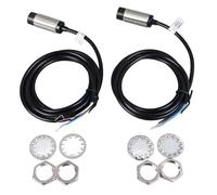 Sonew Capteur de proximité Inductif, Distance de Détection de 8mm, DC 4 Fils NPN NO NC pour l'automatisation, 2 Pièces