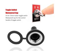 Sonew Capuchon Étanche Pour Interrupteur À Bascule 20pcs 12mm Interrupteur À Bascule À Bascule Étanche En Caoutchouc Couvercle