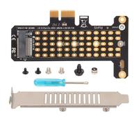 Sonew Carte PCIE NVMe Carte Riser NVMe M.2 vers PCIE X1 Déflecteur Pleine Hauteur Adaptateur PCIE NVMe pour Win informatique boite