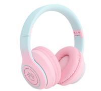 Sonew Casque de Jeu à Suppression Active du Bruit avec Connexion Filaire de 3,5 Mm, Haut-Parleur 40 Mm à Faible Latence et à Réduction de Bruit pour PC, Console, Mobile (Pink)