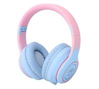 Sonew Casque de Jeu à Suppression Active du Bruit avec Connexion Filaire de 3,5 Mm, Haut-Parleur 40 Mm à Faible Latence et à Réduction de Bruit pour PC, Console, Mobile (Blue)