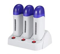 Sonew Chauffe Cire Épilation Professionnelle, Mini Appareil de Chauffage Dépilatoire, Chauffant de Cartouche (Triple Waxing Heaters)