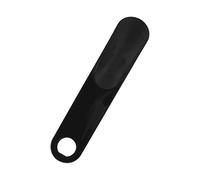 Sonew Chausse-pied portable en caoutchouc pour personnes âgées, hommes, femmes, enfants, petit chausse-pied de poche pour voyage (19,5 cm) (noir)