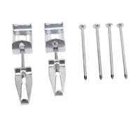 Sonew Cintres pour Tableaux, Crochets en J avec Clous, Construction en Fer Antirouille, Supporte jusqu'à 100 Lb pour Miroirs, Cadres Artistiques, Chevalets, Kit de 10 Cintres et 20 Clous