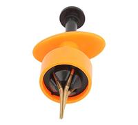 Sonew Clamp/Holder d'appâts de Pêche avec 4 Griffes Conception et élastique pour Le Ver de Terre et Le Ver de Sang, Accessoire de Pêche Portable en Jaune, Idéal pour Les Activités de en Plein Air