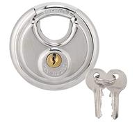 Sonew Clé de Cadenas de Forme Ronde, la Clé Ronde de Cadenas de Forme D'acier Inoxydable, Cadenas de Sécurité pour Le Cabinet Extérieur de Barrières de Serrures de Entrepôt Verrouille la Haute