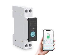 Sonew Commutateur WIFI Intelligent Disjoncteurs Domestiques Téléphone Portable Télécommande 3 Modes de Synchronisation pour Appareils électroménagers(25A)