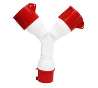 Sonew Connecteur de Prise de Courant Industriel à 5 broches en Forme de Y, Prise D'aviation de Site de Connecteur de Prise Industrielle 380-415V 32A