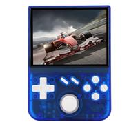 Sonew Console de Jeu Portable Rétro avec écran de 3,5", Mémoire de 128 Go et Conception Ergonomique pour Le Bonheur du Jeu (Bleu Transparent)