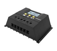 Sonew Contrôleur Solaire CM5024 avec Capteur de Température, Régulateur PWM 50A pour Systèmes Solaires 12V/24V