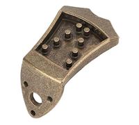 Sonew Cordier de Mandoline en Bronze pour Instruments Voûtés à 8 Cordes-pièce de Rechange de Pont en Métal pour Améliorer la qualité Sonore (Bronze)