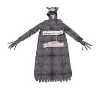 Sonew Costume D'arbre Terrifiant, Tenue D'Halloween Effrayante avec Textures D'écorce 3D et Tissu Léger et Respirant pour Cosplay, Festivals et Spectacles sur Scène