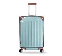 Sonew Couverture de Couverture de Valise PVC Clear PVC pour Accessoire de Voyage de Valise pour la Protection des Bagages 18 20 22 Pouces (22)