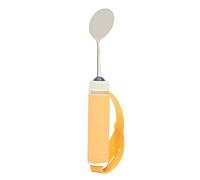 Sonew Cuillère pour Patients Handicapés, Cuillère D'aide à L'alimentation Lestée en Acier Inoxydable avec Poignée épaisse pour Tremblements des Mains, Arthrite de Parkinson, Perso