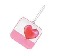 Sonew Désodorisant de Voiture Suspendu, Décoration de Cœur Durable avec des Parfums Romantiques pour la Saint-valentin, Compact et Portable, Type 3 (Tapez 2)