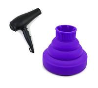 Sonew Diffuseur de Sèche-cheveux en Silicone, Diffuseur de Sèche-cheveux Pliable de 5 Couleurs pour Sèche-cheveux de Calibre de 1,4 à 2 Pouces (Violet)