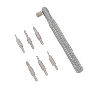 Sonew Dissolvant de Montre avec 6 Têtes de Rechange pour Outil de Réparation de Tubes Professionnel Horloger