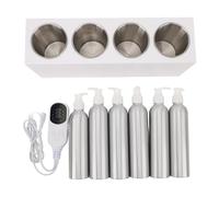 Sonew Distributeur de Réchauffeur D'huile, Chauffe-huile électrique électrique avec Température et Minuterie Réglables, pour Aromathérapie, Massage, Spa, Usage Domestique (WHITE)