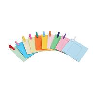 Sonew DIY 3 Pouces de Mur Suspendu en Papier Photo Cadres avec Corde et Clips en Bois pour Mini 11/7 + / 8/25/50s / 90/26/8 + / 9 Modèles de Caméra