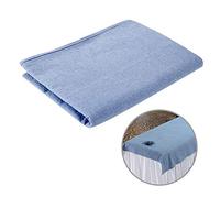 Sonew Drap de lit de salon - Draps de lit de massage de beauté 6 couleurs Housse de canapé spa (Marine)