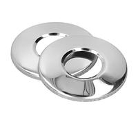 Sonew Échelle de Piscine en Acier Inoxydable Premium Plaque de Couvercle d'écusson de 4,2 Cm de Diamètre des Pièces de Remplacement | Écusches Polies Miroir pour Tuyau d'échelle de Piscine | Rail