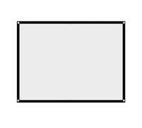 Sonew Écran de Projection Pliant 4: 3, Rideau Pliable pour Une Installation et Une Utilisation faciles du projecteur, adapté au cinéma à Domicile et à Un écran de Projection extérieur (60 Pouces)