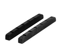 Sonew Écrou de Guitare électrique, 2 Pièces, 6 Cordes de Remplacement Pré-fendues pour Guitare électrique (BLACK)