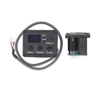 Sonew Égaliseur d'amplificateur de Préampli pour ukulélé avec écran LCD et Contrôle à 3 Bandes-préampli de Micro Compact et Léger