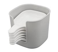 Sonew Ensemble d'assiettes à Sauce et de Supports - 7 Pièces, Bols à Tremper Multifonctionnels Portables pour Fondue, Sushi et Fêtes - Plateau de Service en PP Lavable au Lave-vaisselle avec Boîte de