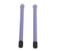Sonew Ensemble de 2 Brosses Rétractables, Fil d'acier, Manche en Caoutchouc, Brosse Jazz pour la Performance (PURPLE)