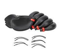 Sonew Ensemble de 9 Couvre-têtes de Club en PVC de qualité Supérieure, avec Identification Facile et Ajustement sécurisé pour Plus de commodité