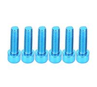 Sonew Ensemble de Boulons à Rack à Vélo en Acier Premium avec Boulon de Support de Vélo Vert - Accessoire de M5x23 Mm Léger pour Stockage de Bouteilles sécurisé avec Conception Professionnelle (Blue)