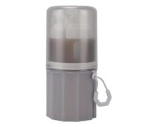 Sonew Ensemble de Bouteilles Distributrices de Voyage 4 en 1 de 55 Ml, Bouteilles à Pompe Rechargeables Approuvées par la TSA, de Toilette étanches avec étui en Silicon (GREY)