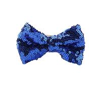 Sonew Ensemble de Nœud Papillon avec Chapeau à Fleurs Brillant pour Chiens et Chats - Accessoires Tendance pour Animaux de Compagnie pour Fêtes d'anniversaire et Festivals (Blue)