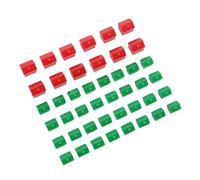 Sonew Ensemble de Pièces de Remplacement de Jeu d'hôtel Polyvalent - Supplément de Maisons en Plastique en Plastique de 40 Pièces pour Le Jeu de et Continuation